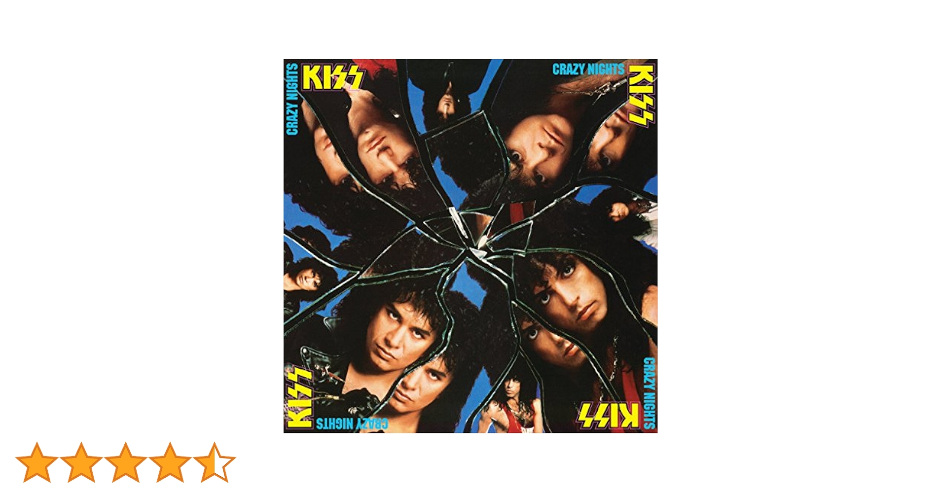 【旧規格】KISS - Crazy Nights レア アンケートハガキ付き Kiss キッス/Tokyo,Japan 4.22.1988 S & V